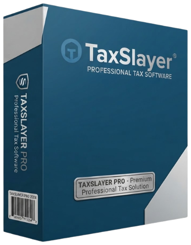 Caja del software profesional de taxes TaxSlayer Pro